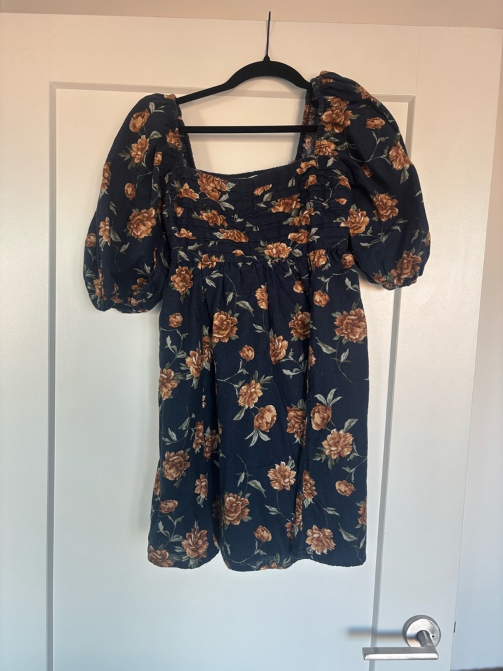 Abercrombie & Fitch Blue Emerson Midi Dress SMALL TALL - Picture 3 of 4